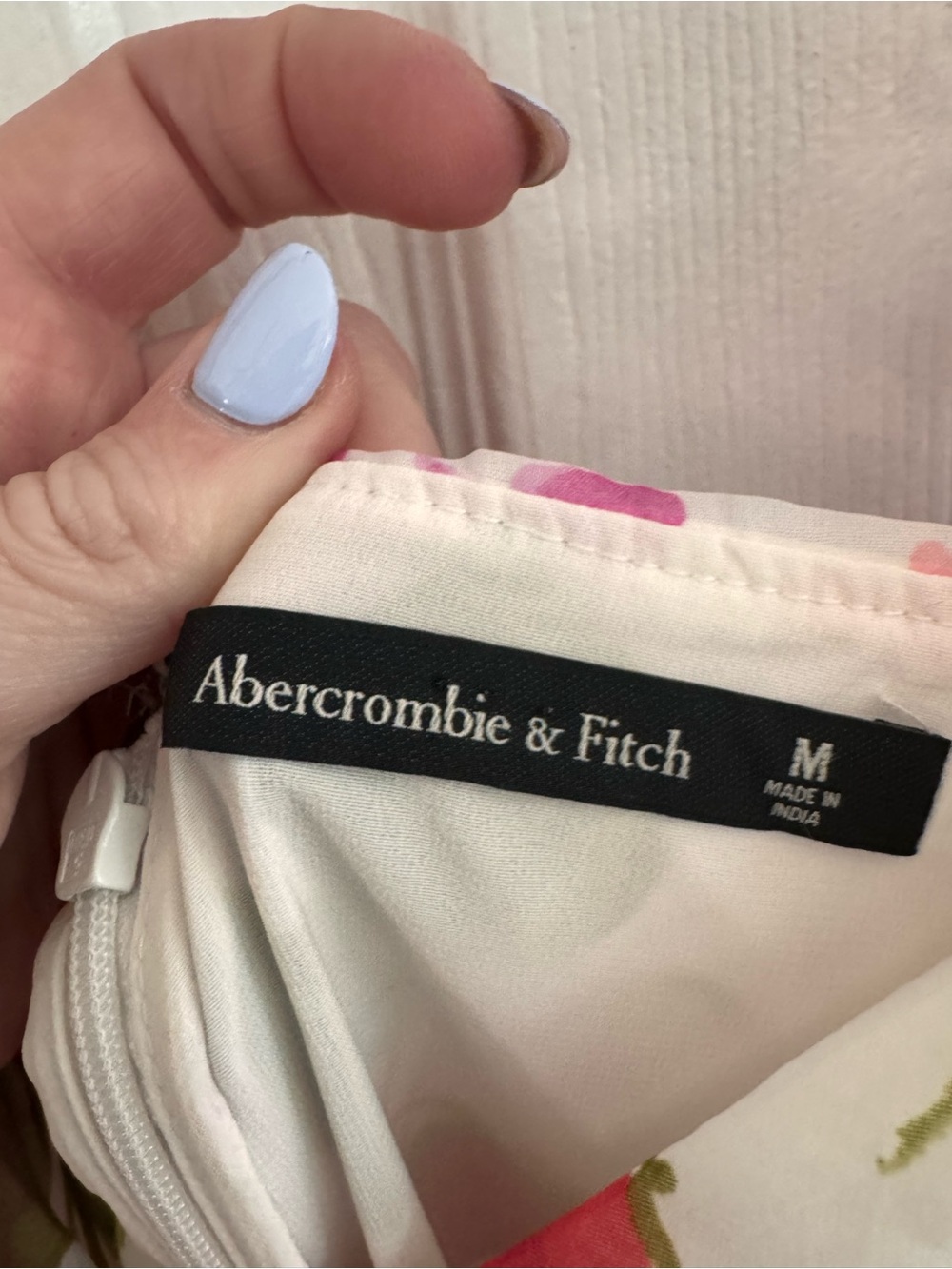 Abercrombie & Fitch Floral Ruffle High-Low Maxi Dress Size Medium NWT - Picture 6 of 8
